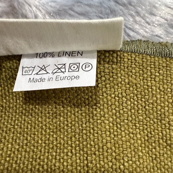 LINGE PARTICULIER TABLE-MAT 100% LINEN 
IN OLIVE Color made in FRANCE - Picture 11 of 11